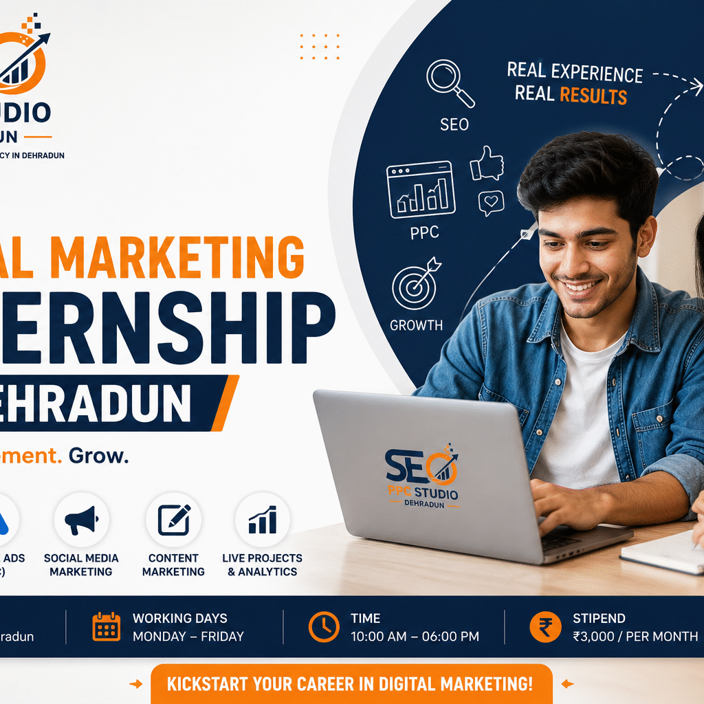 best digital marketing internship in dehradun